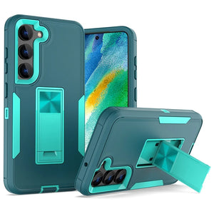 Teal Heavy Duty Magnetic Kickstand Case for Samsung Galaxy Shockproof Armor