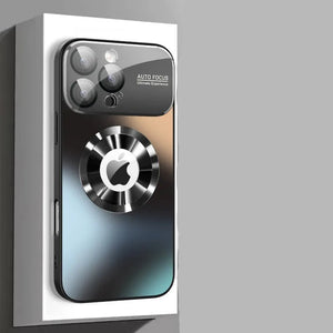 Titanium Metallic Matte MagSafe iPhone Case with Glass Camera Protection