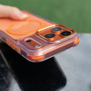 Magnetic Crossbody Clear iPhone 17 16 16 15 14 13 12 11 Pro Max Plus Case with Lanyard Strap Shockproof Cover