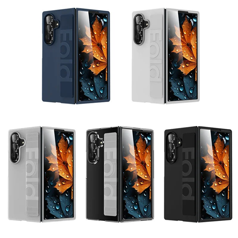 Matte Clear Shockproof Flip Case for Samsung Galaxy Z Fold Series