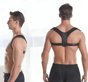 Back Breathable back support strap for shoulder alignment and daily posture comfort