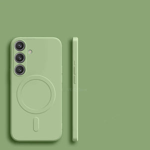 Green phone case with 'Mactha green' label on a green background