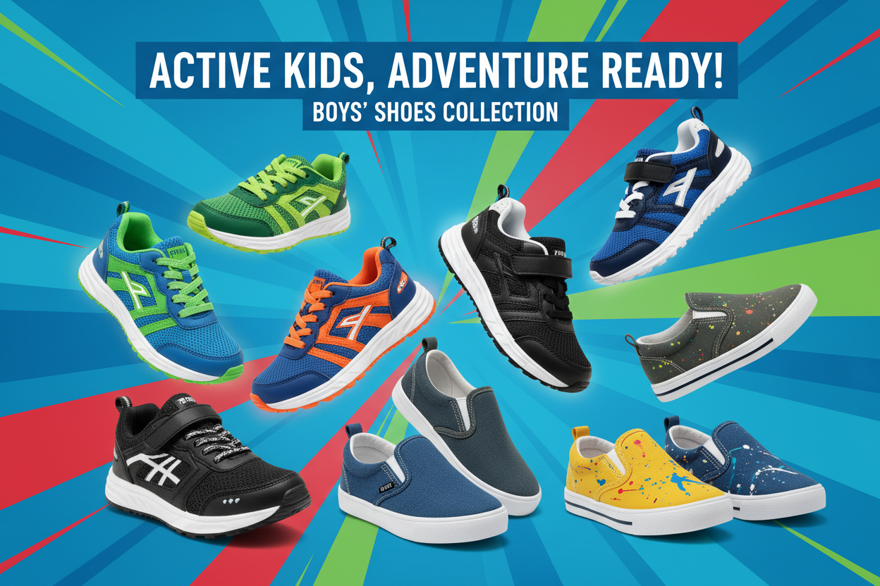 Explore boys shoes online including sneakers and casual footwear for school, sports, and daily wear. Comfortable, durable, and designed for active kids.