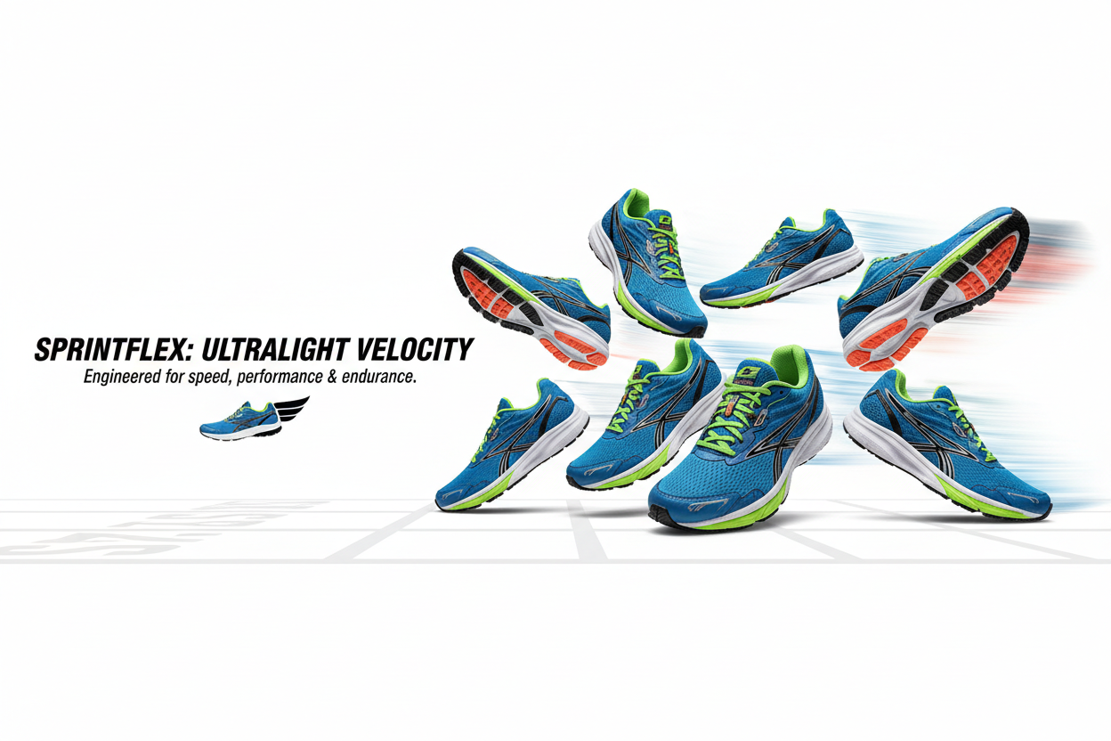 Men’s lightweight running shoes for training and sports