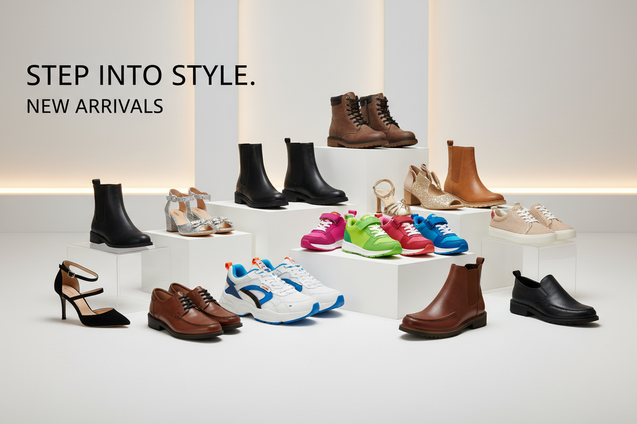 Shop shoes for women, men & kids — sneakers, heels, boots, sandals & casual styles. Trendy, comfortable, affordable shoes with worldwide shipping.