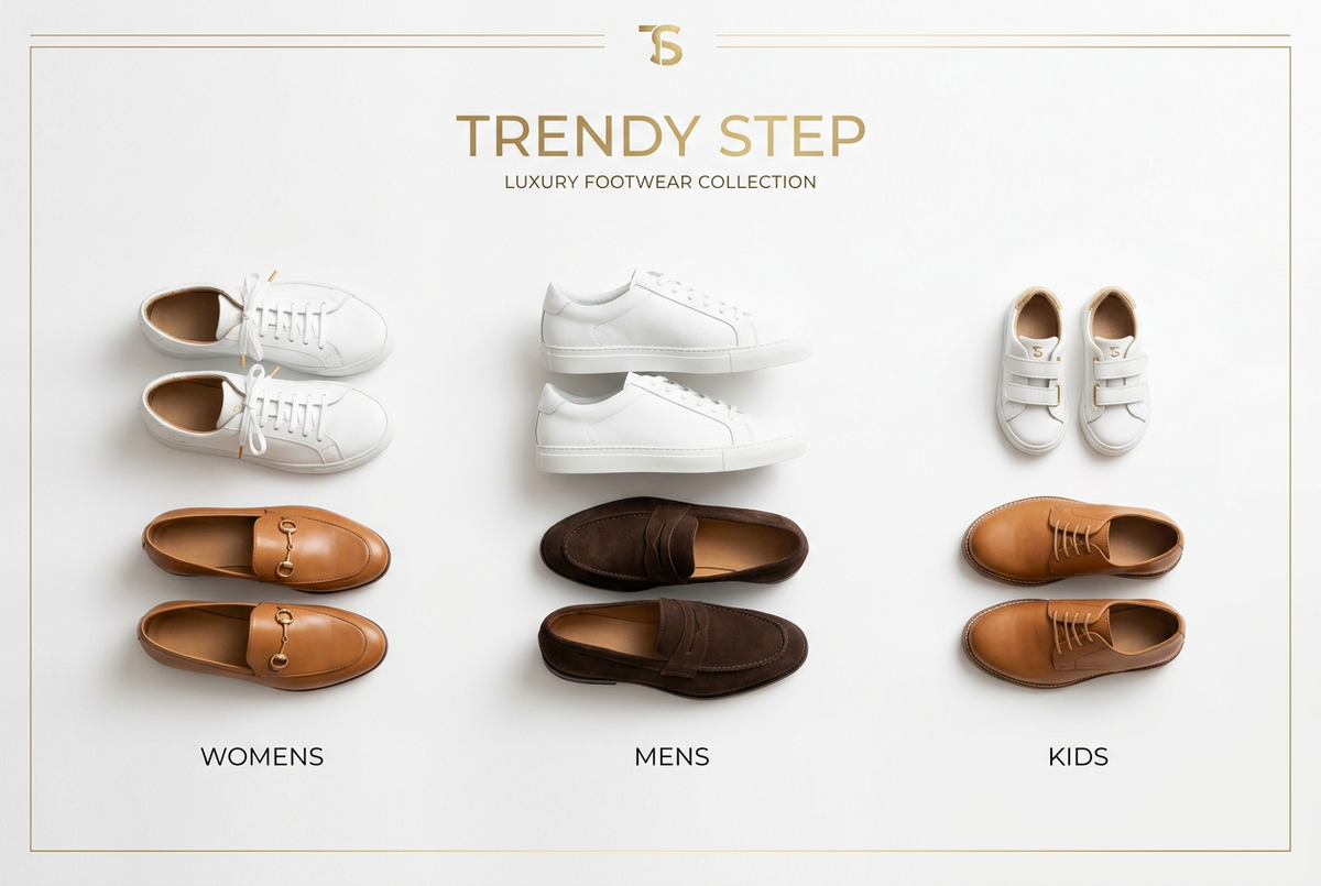 Trending shoes for women, men, and kids at Trendy Step