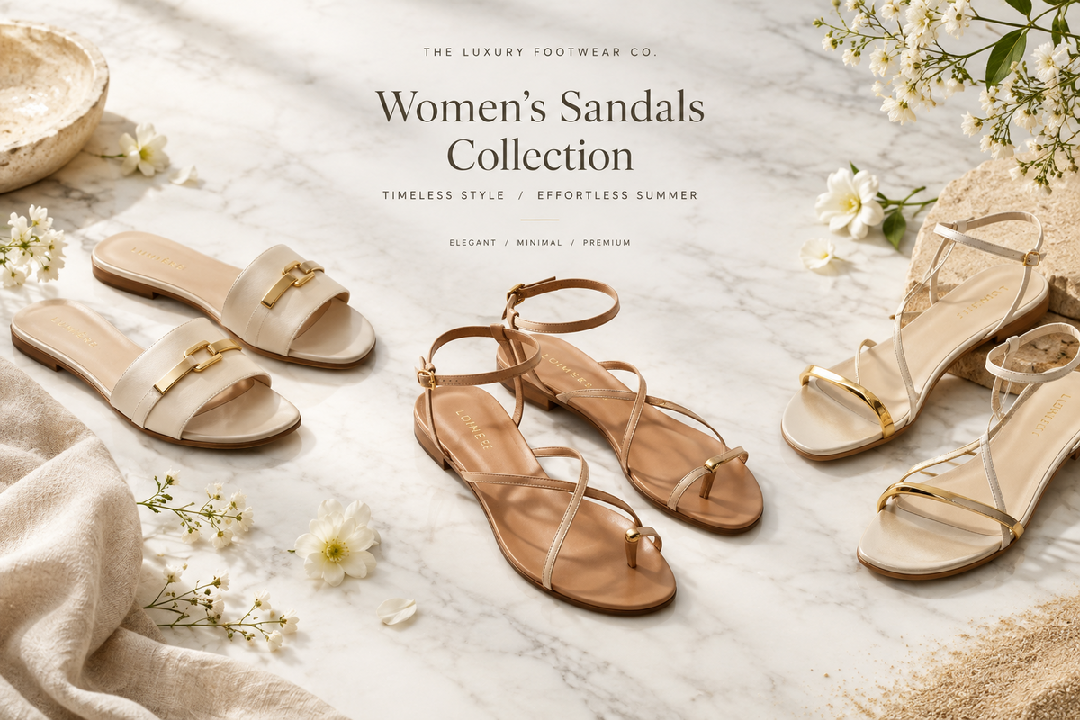Women's sandals collection featuring flat sandals, strappy designs and summer footwear | Trendy Step