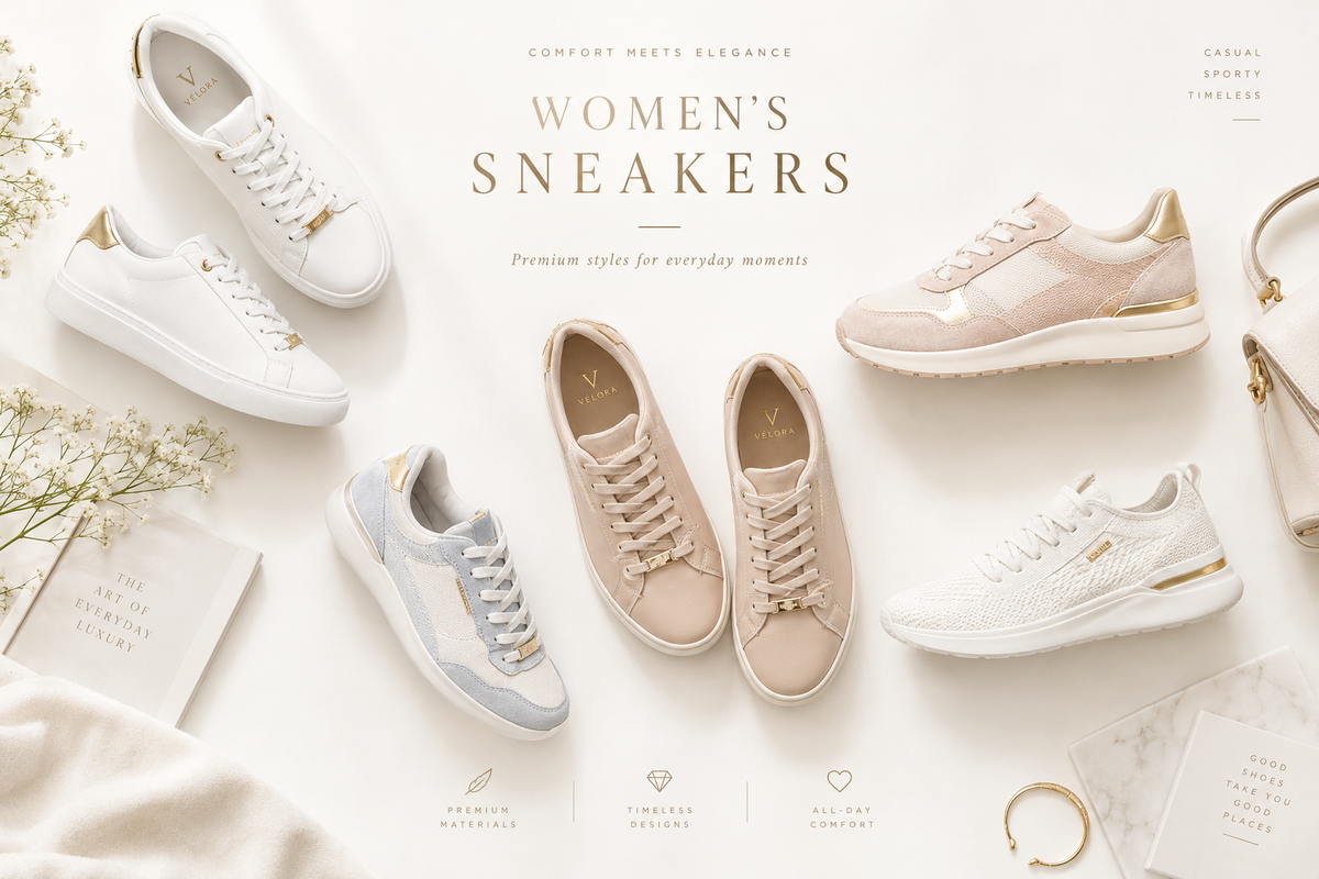 Women's sneakers collection featuring casual, sporty and everyday sneakers | Trendy Step