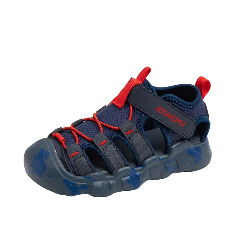 Boys Girls Unisex Sandals Summer Toddler Barefoot Beach Sandals Non-slip Comfort Versatile School Outdoor Water Shoes