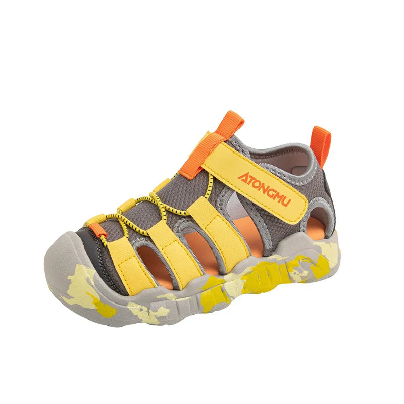 Boys Girls Unisex Sandals Summer Toddler Barefoot Beach Sandals Non-slip Comfort Versatile School Outdoor Water Shoes