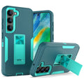 Teal Heavy Duty Magnetic Kickstand Case for Samsung Galaxy Shockproof Armor