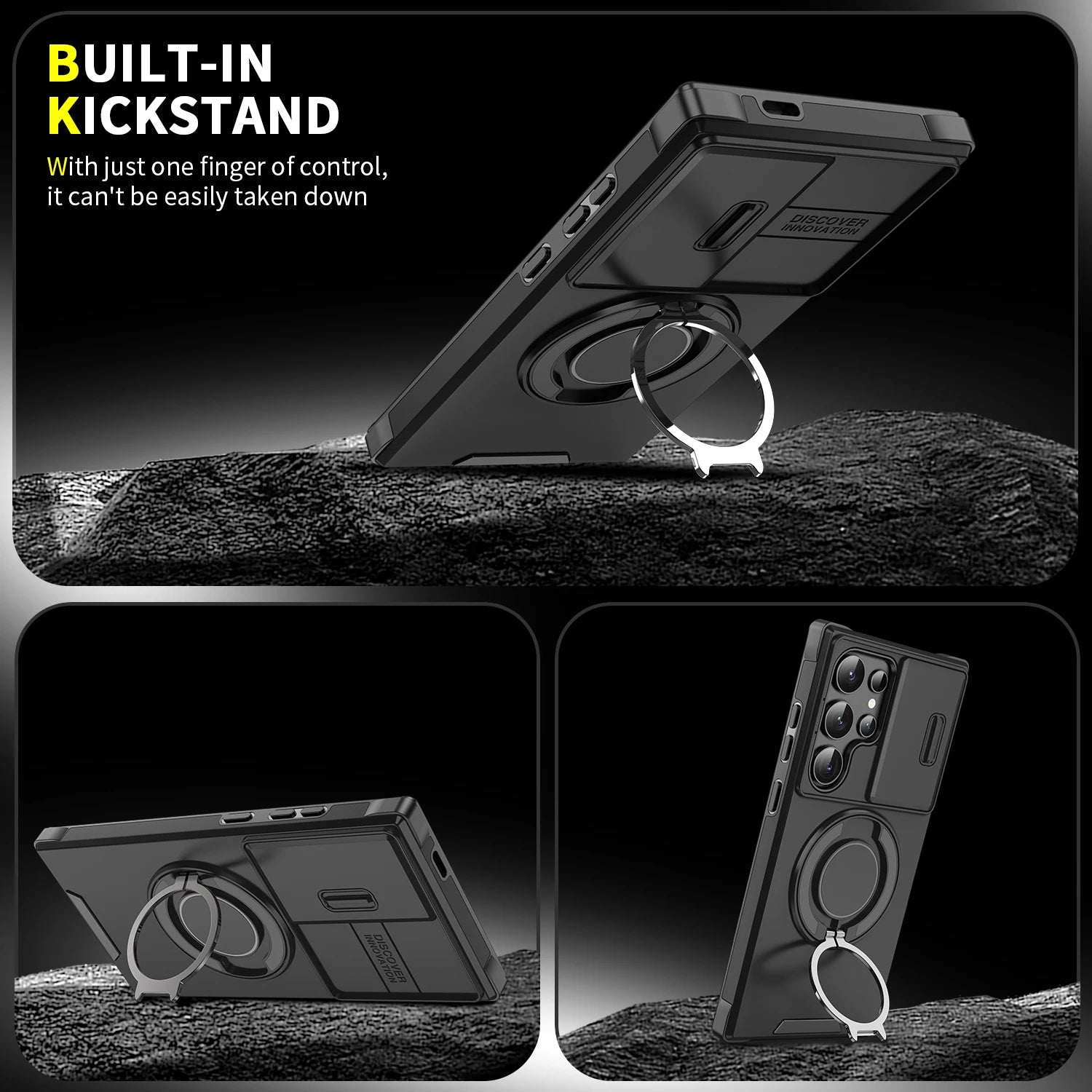 Luxury Armor Magnetic Shockproof Phone Case for Samsung Galaxy S25/S24/S23 ultra plus fe