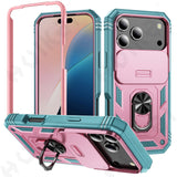 Military Armor Case with 360° Rotate Kickstand for iPhone 17 16 15 14 13 Pro Max