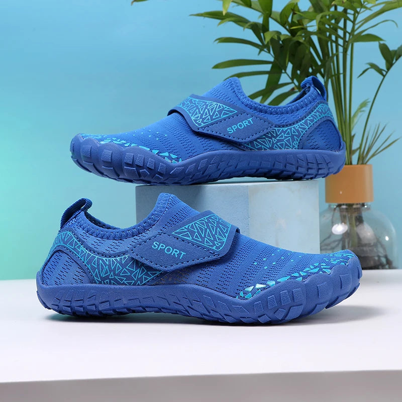 KID's Summer Wading Shoes Parent-Child Vacation Beach Swimming Shoes Student Quick Drying Beach Game Shoes Aqua Shoes 29-38#