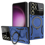 Magnetic Ring Armor Case for Samsung S20–S25 Ultra Edge FE