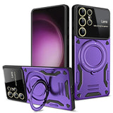 Magnetic Ring Armor Case for Samsung S20–S25 Ultra Edge FE