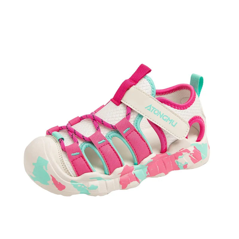 Boys Girls Unisex Sandals Summer Toddler Barefoot Beach Sandals Non-slip Comfort Versatile School Outdoor Water Shoes