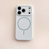 Phone case with a minimalist design on a beige background