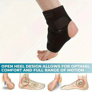 djustable elastic ankle support sleeve for sports and daily foot support