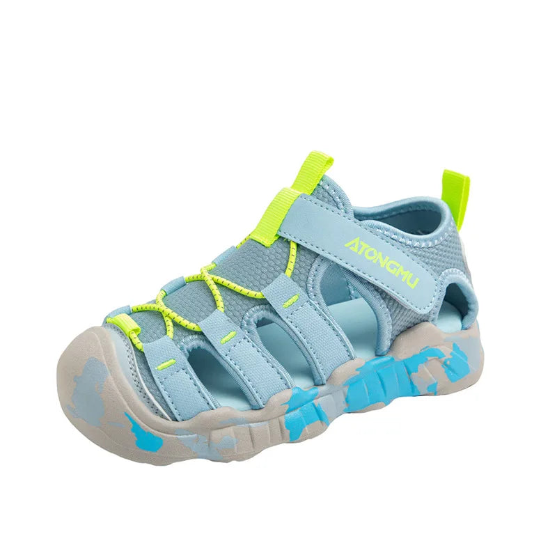 Boys Girls Unisex Sandals Summer Toddler Barefoot Beach Sandals Non-slip Comfort Versatile School Outdoor Water Shoes