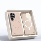 ultra slim magnetic skin feel case for Samsung S22–S26 Ultra. Lightweight, matte grip, MagSafe compatible