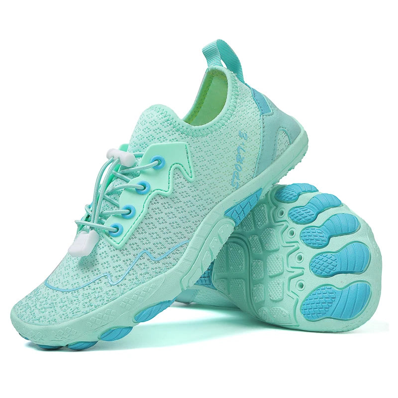 Barefoot Wading Shoes Men Women Mesh Quick-Drying Beach Shoes Outdoor Non-Slip Swimming Shoes Unisex Water Sports Shoes