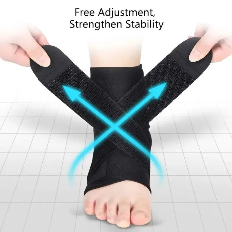djustable elastic ankle support sleeve for sports and daily foot support