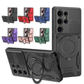 magnetic ring armor shockproof case for Samsung Galaxy with stand holder