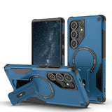Magnetic Fold Stand Armor Case for Samsung Galaxy S24 S25 S26 & A Series.