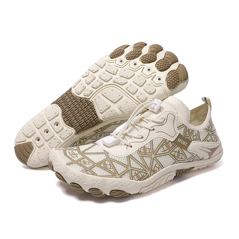 Barefoot Wading Shoes Men Women Mesh Quick-Drying Beach Shoes Outdoor Non-Slip Swimming Shoes Unisex Water Sports Shoes
