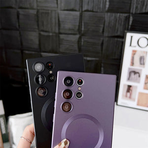 Premium soft magnetic Samsung Galaxy case with slim matte shockproof protection