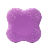 Purple textured square mat on a white background