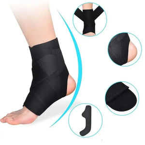 djustable elastic ankle support sleeve for sports and daily foot support