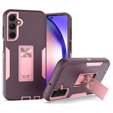 Phone case with pink Heavy Duty Magnetic Kickstand Case for Samsung Galaxy Shockproof Armor Cover