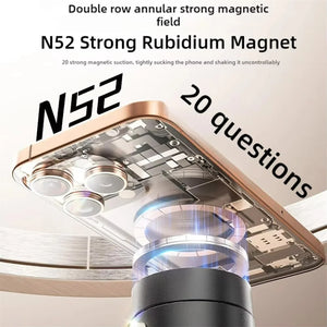 N52 Strong Rubidium Magnet with magnetic field demonstration on a phone