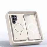 ultra slim magnetic skin feel case for Samsung S22–S26 Ultra. Lightweight, matte grip, MagSafe compatible