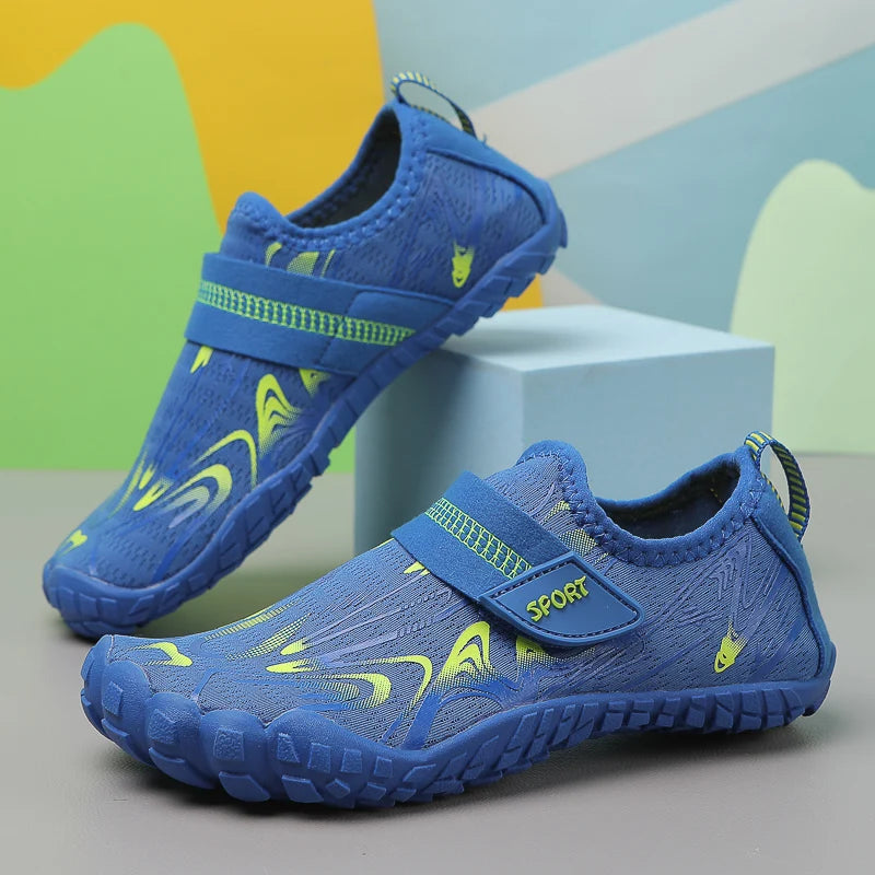 KID's Summer Wading Shoes Parent-Child Vacation Beach Swimming Shoes Student Quick Drying Beach Game Shoes Aqua Shoes 29-38#