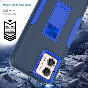Heavy Duty Shockproof iPhone Case with Kickstand Matte Shield Cover