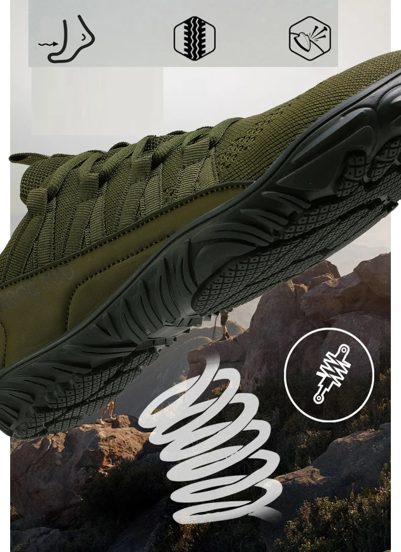 Hiking Shoes, Plus Size, Couple Outdoor Sports Shoes, Wide Palm, Wide Last Shoes, Barefoot Casual Shoes, Indoor Yoga Fitness