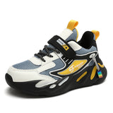 Kids' mesh running sneakers for boys and girls with breathable uppers and EVA soles