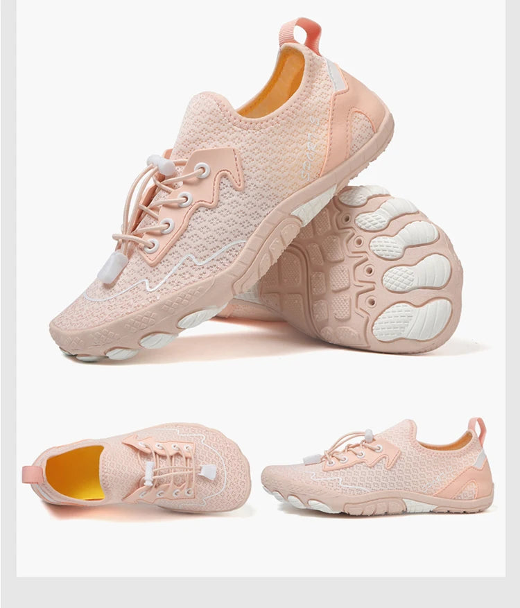 Barefoot Wading Shoes Men Women Mesh Quick-Drying Beach Shoes Outdoor Non-Slip Swimming Shoes Unisex Water Sports Shoes