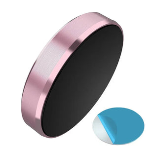 Rose gold holder with metal plate on a white background