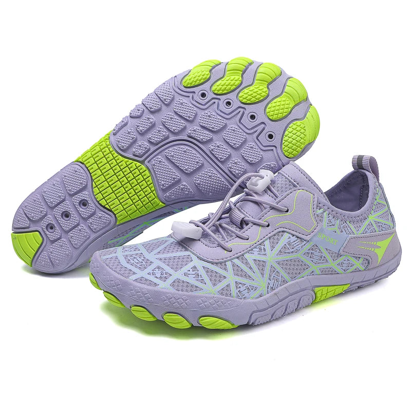 Barefoot Wading Shoes Men Women Mesh Quick-Drying Beach Shoes Outdoor Non-Slip Swimming Shoes Unisex Water Sports Shoes