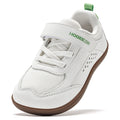 Kids' wide toe barefoot-style shoes with hook-and-loop closure and rubber outsole