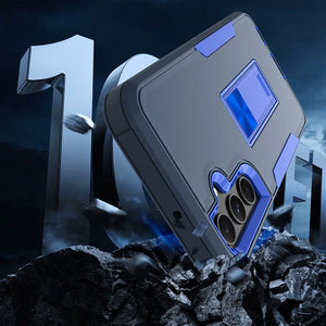 Heavy Duty Magnetic Kickstand Case for Samsung Galaxy Shockproof Armor Cover