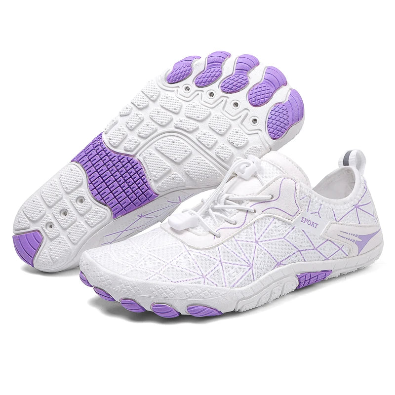 Barefoot Wading Shoes Men Women Mesh Quick-Drying Beach Shoes Outdoor Non-Slip Swimming Shoes Unisex Water Sports Shoes
