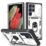 Heavy Duty Samsung Case with 360° Camera Rotate Kickstand for S26 S25 S24 Ultra