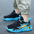 Kids' mesh running sneakers for boys and girls with breathable uppers and EVA soles