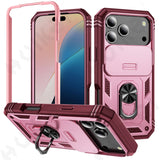 Military Armor Case with 360° Rotate Kickstand for iPhone 17 16 15 14 13 Pro Max