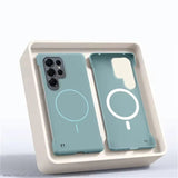 ultra slim magnetic skin feel case for Samsung S22–S26 Ultra. Lightweight, matte grip, MagSafe compatible